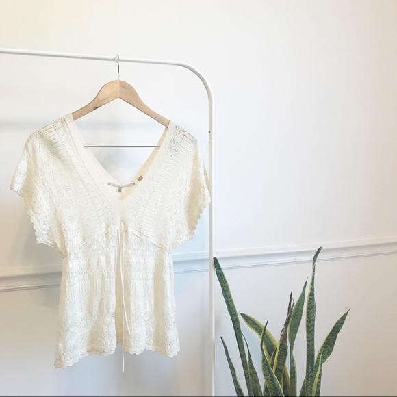 Anthropologie Tops - 🚌Anthropologie | Knitted and Knotted Top S